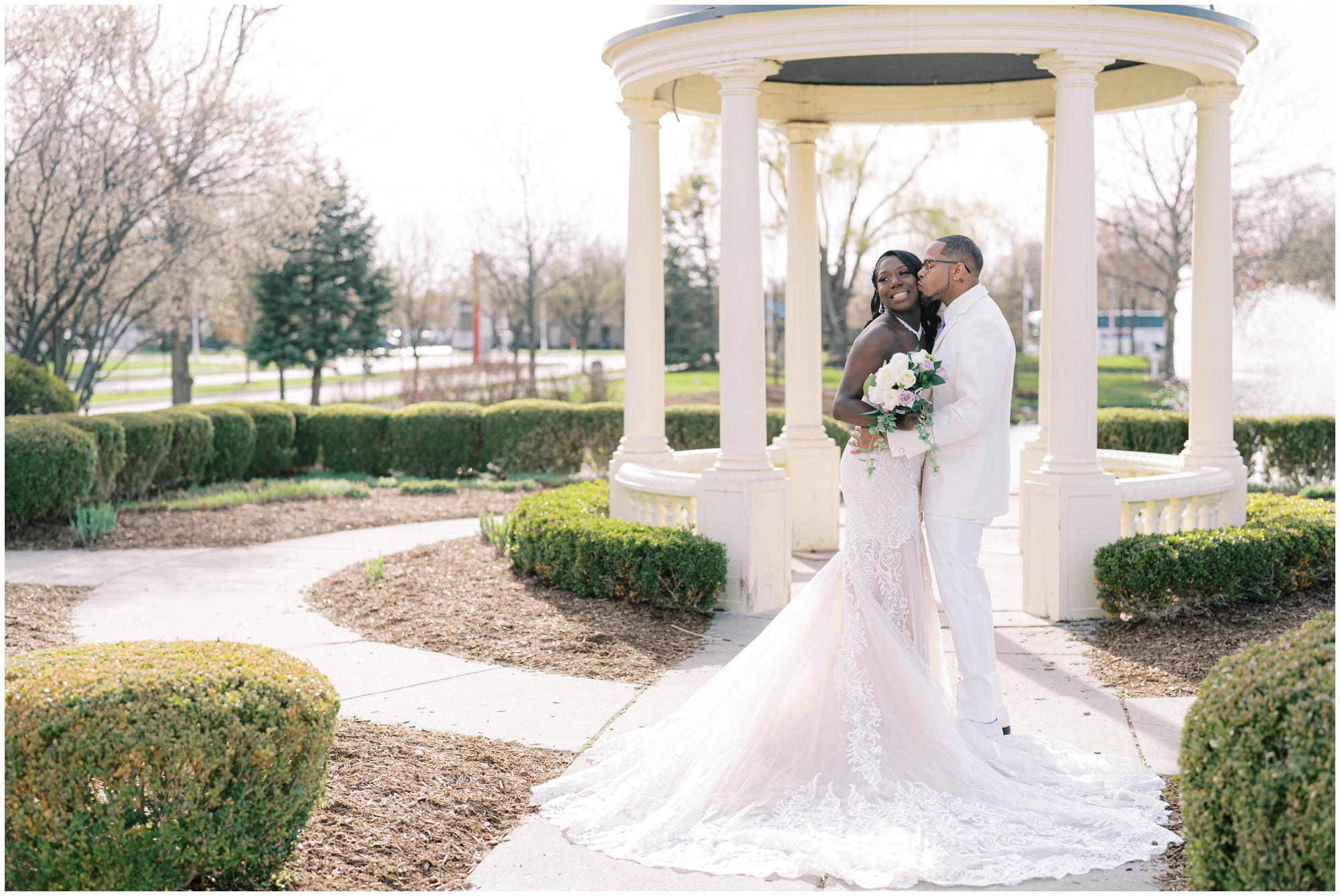 light and airy wedding photography in Detroit