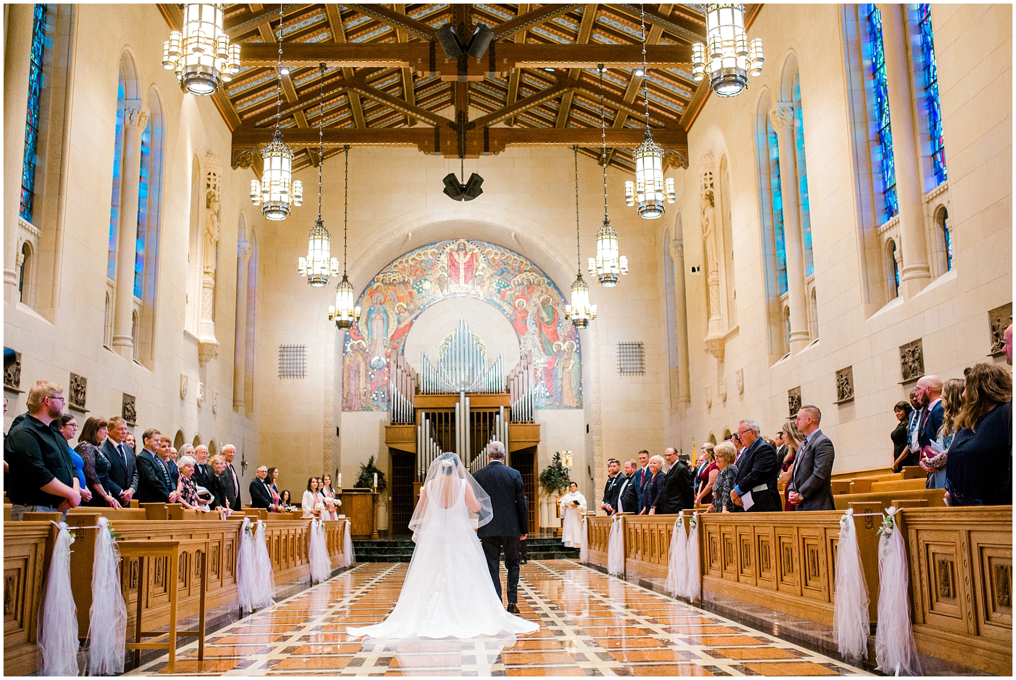 Catholic wedding ceremony in Michigan